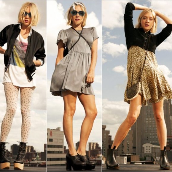 Chloë Sevigny x Opening Ceremony Black Suede Heels 9 - Picture 7 of 7